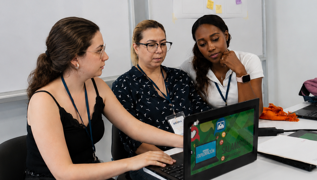 Docentes en el Evento Eduteka
